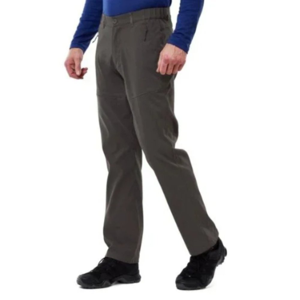 NWT Craghoppers Mens 38S Kiwi Pro Dark Lead Gray Hiking Outdoor Pants Trousers